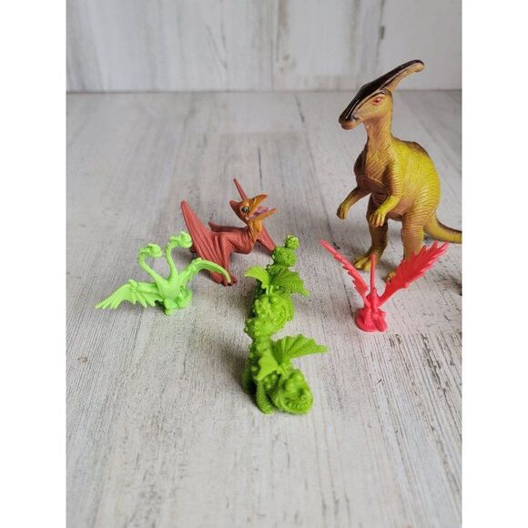 Variety dinosaur play set T-Rex Broncosaurus toy figure - Picture 3 of 7